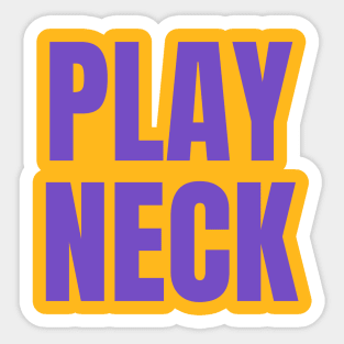 Play Neck Sticker